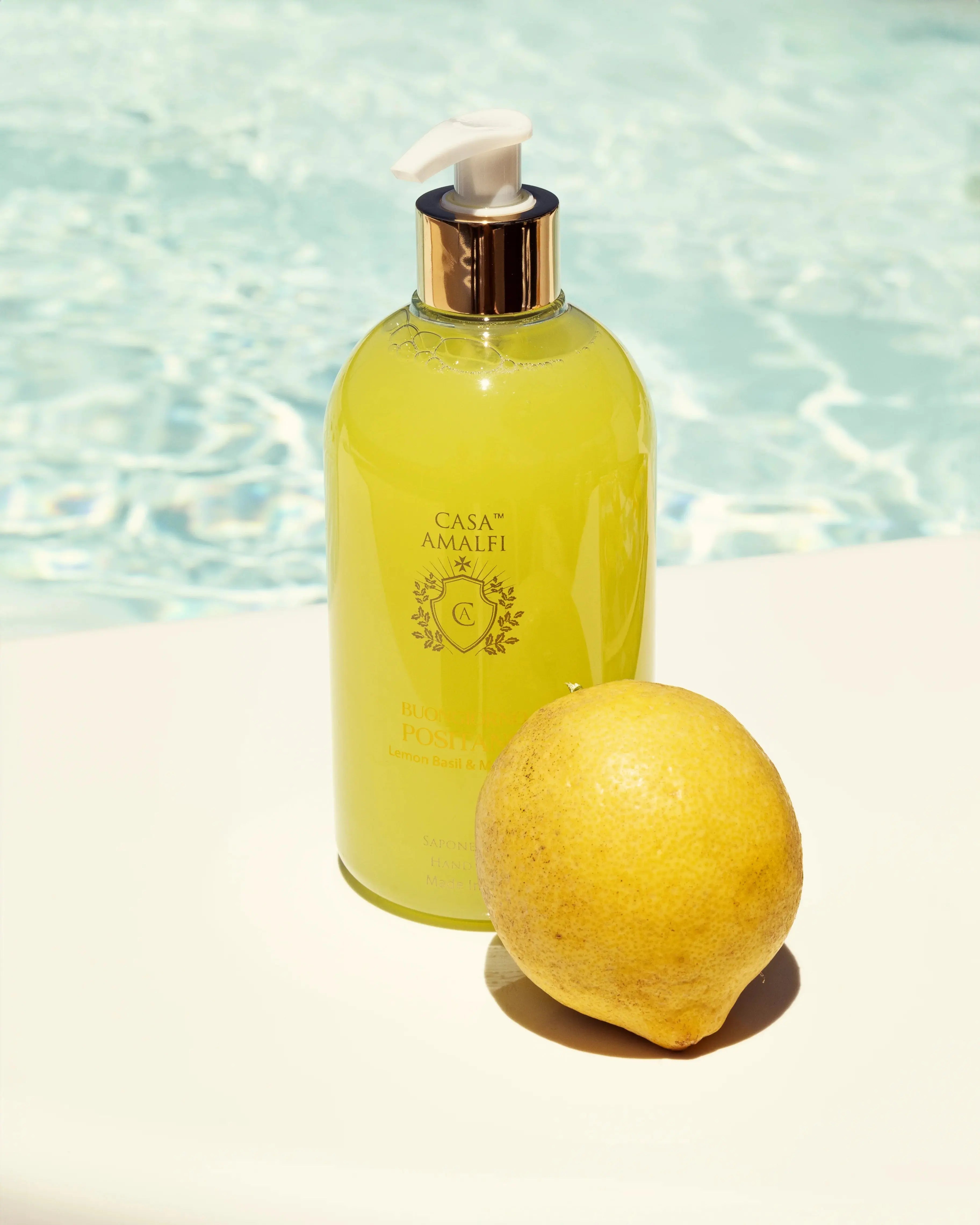 CASA AMALFI BUONGIORNO POSITANO HAND WASH - Lemon Basil & Mandarin CASA AMALFI