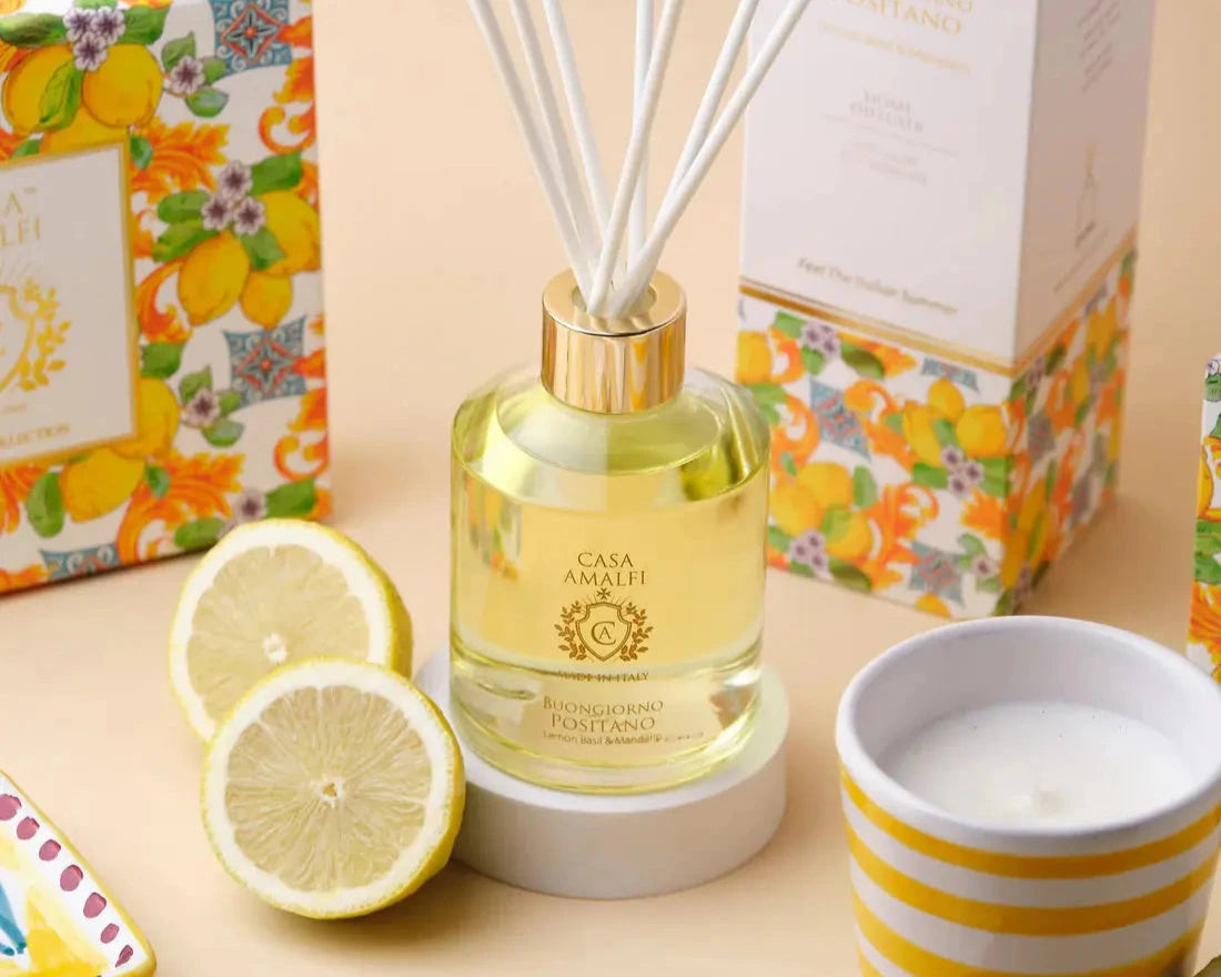 CASA AMALFI BUONGIORNO POSITANO HOME DIFFUSER - Lemon Basil & Mandarin CASA AMALFI